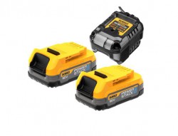 Dewalt DCB1102E2-GB 2 x 1.7Ah Powerstack Batteries & DCB81102 Charger